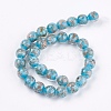 Handmade Gold Sand Lampwork Beads LS-LAMP-K029-08G-2