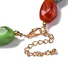 Colorful Resin Nuggets Beaded Necklaces for Women NJEW-U013-07G-4