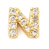 Rack Plating Brass Micro Pave Cubic Zirconia Cabochons KK-F874-04G-N-1