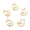 201 Stainless Steel Pendants STAS-G258-04G-1