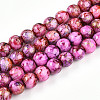 Baking Paint Glass Beads Strands DGLA-N003-10mm-B03-1