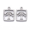 Non-Tarnish 304 Stainless Steel Pendants LS-STAS-F249-24P-1