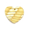 Ion Plating(IP) 201 Stainless Steel Pendants STAS-G296-09G-2