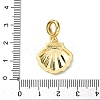 Brass Enamel European Dangle Charms KK-C119-05G-04-3