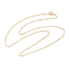 1/20 14K Gold Filled Cable Chain Necklaces for Women Men NJEW-Z068-08G-4