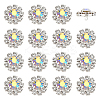 24Pcs 1-Hole Zinc Alloy Buttons FIND-PH0026-98A-1