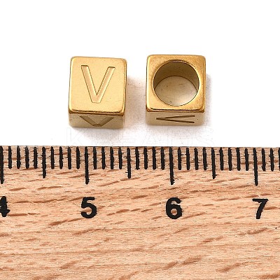 304 Stainless Steel European Beads STAS-D382-02V-G-1