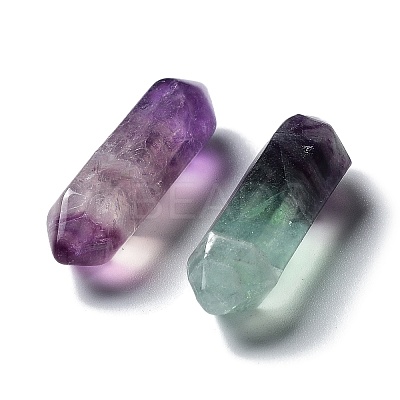Natural Fluorite Double Terminal Pointed Pendants G-C007-02B-06-1