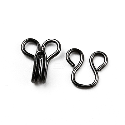 Brass Garment Hook and Eye KK-WH0044-93B-1