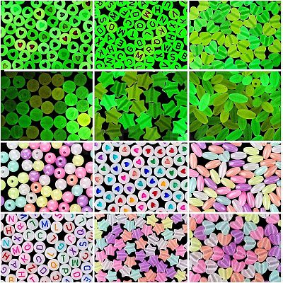 Luminous Acrylic Beads TACR-NB0001-06-1