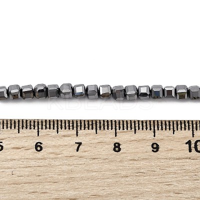 Synthetic Terahertz Stone Beads Strands G-H327-L03-02-1