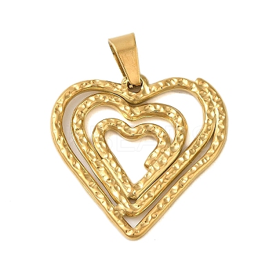 Ion Plating(IP) 304 Stainless Steel Pendants STAS-C103-18B-G-1