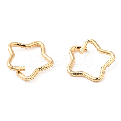 Brass Open Linking Rings KK-F855-09G-1