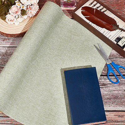 1 Sheet Rectangle Linen Fabric DIY-OC0012-04D-1
