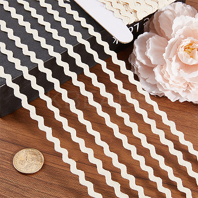 Cotton Wavy Fringe Trim Ribbon OCOR-GF0004-49C-1