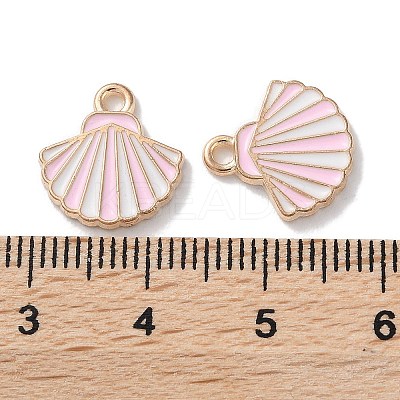 Alloy Enamel Pendants ENAM-O001-02C-G-1