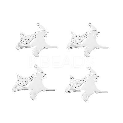 Non-Tarnish 201 Stainless Steel Pendants STAS-N090-LA903-1-1