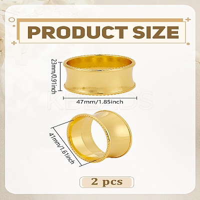 Alloy Napkin Rings AJEW-WH0609-176G-1