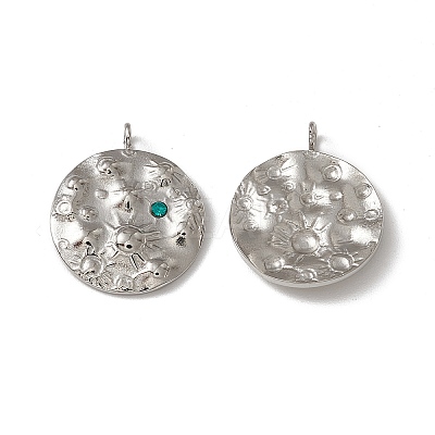 201 Stainless Steel Pendants STAS-J401-VC584-1