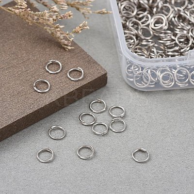 Iron Open Jump Rings IFIN-YW0001-08P-1