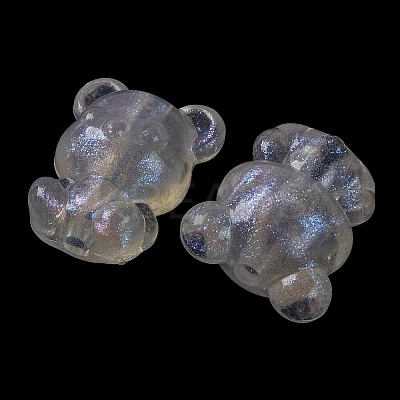 Luminous Transparent Acrylic Beads X-OACR-G033-06D-01-1