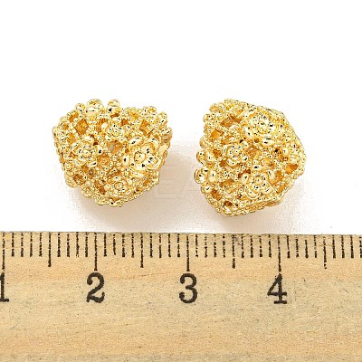 Rack Plating Alloy European Beads FIND-B034-30G-1