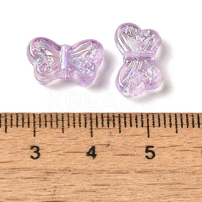 UV Plating Transparent Acrylic Beads LS-OACR-G036-14F-1