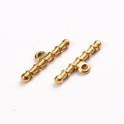 Ion Plating(IP) 304 Stainless Steel Toggle Clasps Parts STAS-D142-05C-G-1