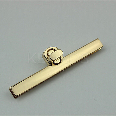 Zinc Alloy Twist Bag Lock Purse Catch Clasps PURS-PW0001-029LG-1