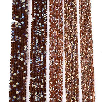 Transparent Glass Beads Strands LS-EGLA-A044-T8mm-MB02-1