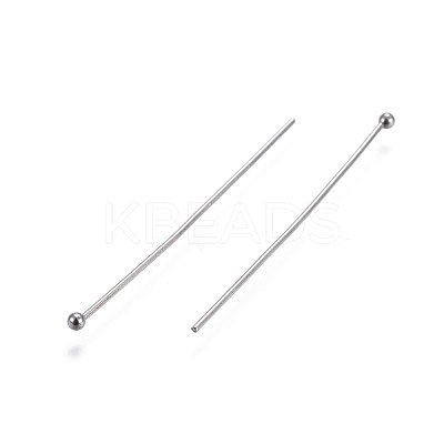 Tarnish Resistant 304 Stainless Steel Ball Head Pins STAS-L221-49P-1
