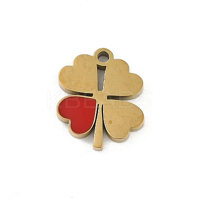 304 Stainless Steel Enamel Charms STAS-I325-100B-G-1