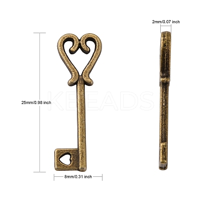 Tibetan Style Pendants TIBEB-A102095-AB-FF-1