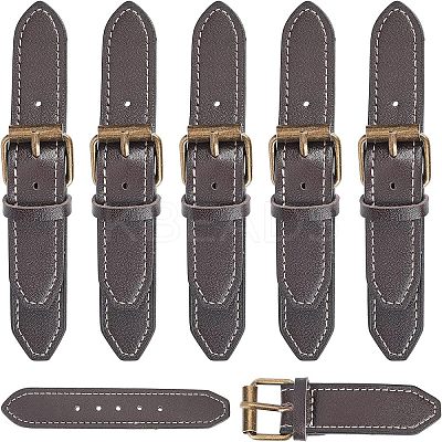 6Pcs Imitation Leather Toggle Buckle FIND-FG0001-29-1