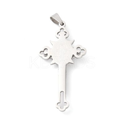 Non-Tarnish 304 Stainless Steel Big Pendants STAS-D052-03P-1