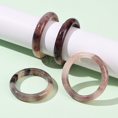 Natural Quartz Bangles for Women BJEW-G756-03-1