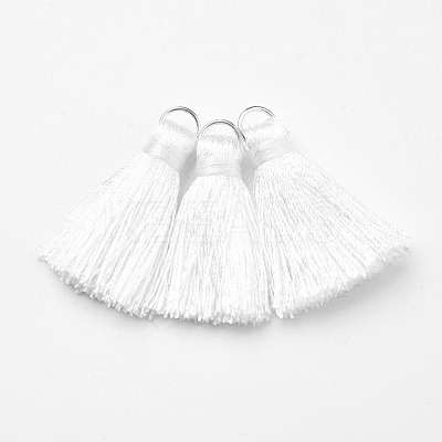 Nylon Tassels Pendant Decorations HJEW-L013-12-1