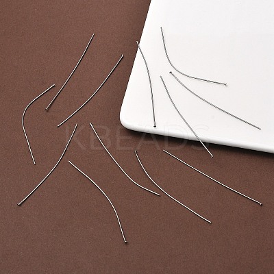 Tarnish Resistant 304 Stainless Steel Flat Head Pins LS-X-STAS-R046-65mm-1