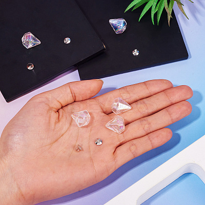 DIY Diamond Glass Bottles Pendants Making Kits DIY-TA0012-40B-1
