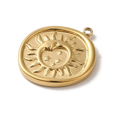 304 Stainless Steel Pendants STAS-L022-309G-1