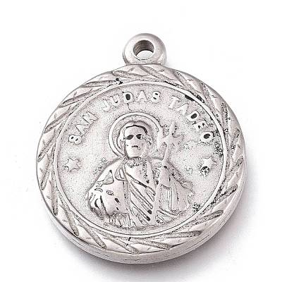 Non-Tarnish 304 Stainless Steel Pendants X-STAS-Z017-05P-1