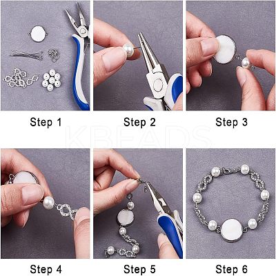 48Pcs 3 Style Alloy Rhinestone Links Connectors ALRI-FH0001-04-1