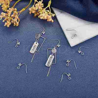 20Pcs Brass Earring Hooks JX503B-1