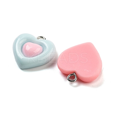 Opaque Resin Pendants RESI-G101-02-1