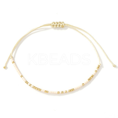 Bohemian Glass Seed Bead Braided Bead Bracelets ML0105-4-1
