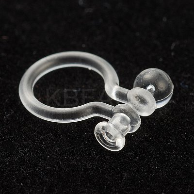 Plastic Clip-on Earring Findings KY-P001-10B-1