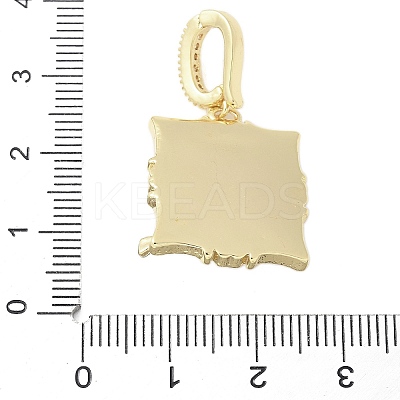 Brass Enamel Pendants KK-F886-01G-01-1