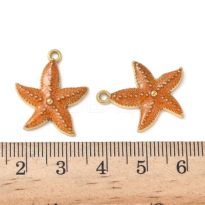 304 Stainless Steel Enamel Pendants STAS-I351-22G-07-1