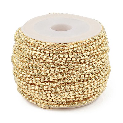 Brass Oval Ball Chains CHC-M025-60G-1