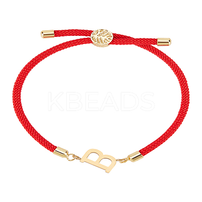 1Pc Adjustable Nylon Cord Slider Bracelets for Women BJEW-LP0001-32B-02-1